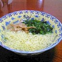 ホウレン草とメンマのチキンラーメン